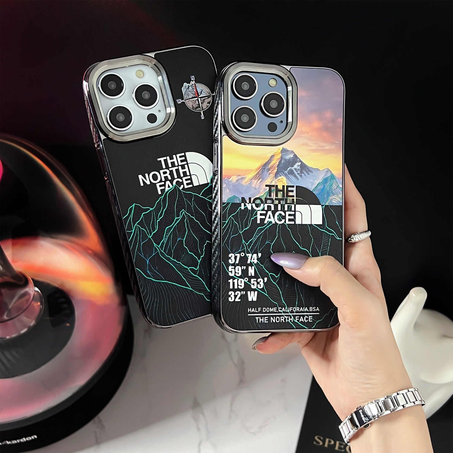 TF Cyberpunk Snow Mountain iPhone Case