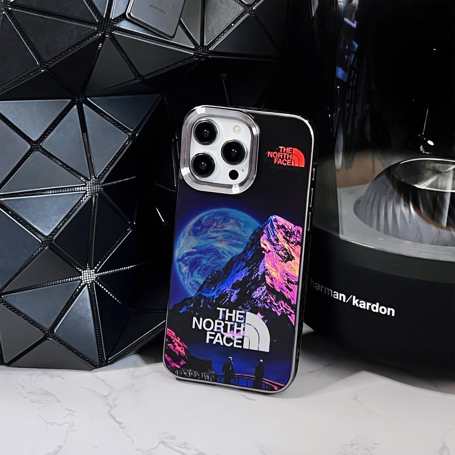 TF Cyberpunk Snow Mountain iPhone Case