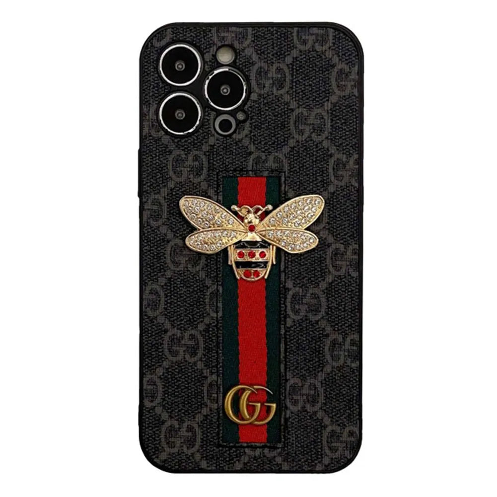 GG Classic Leather iPhone Case