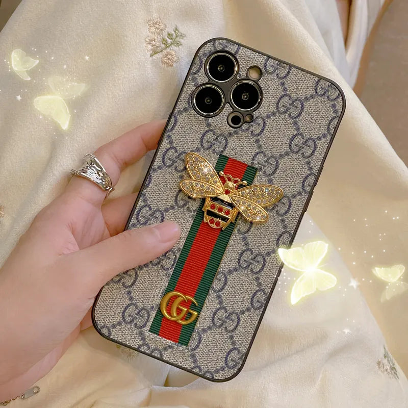 GG Classic Leather iPhone Case