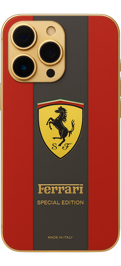 Ferrari gold case