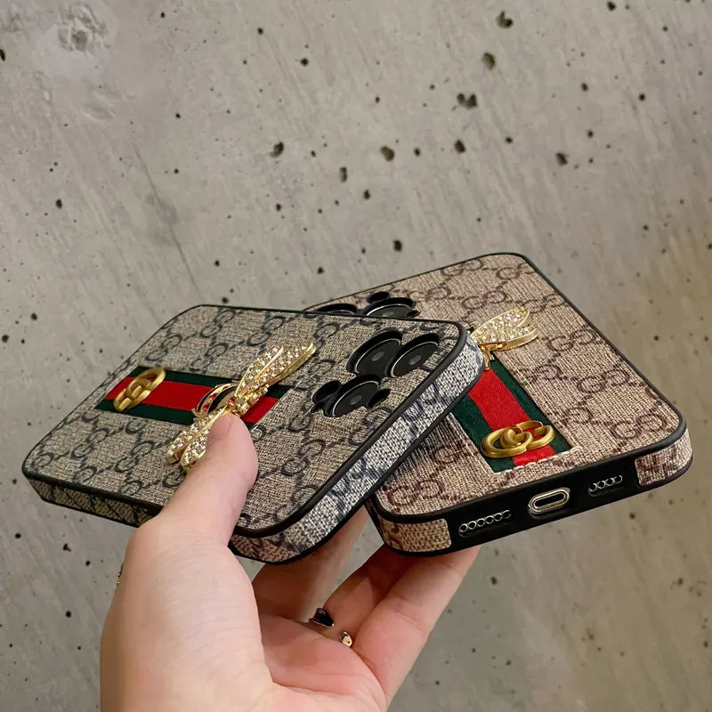 GG Classic Leather iPhone Case