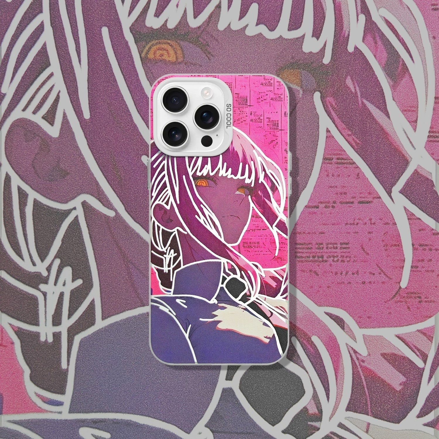 MAKIMA CHAINSAW MAN ANIME IPHONE CASE