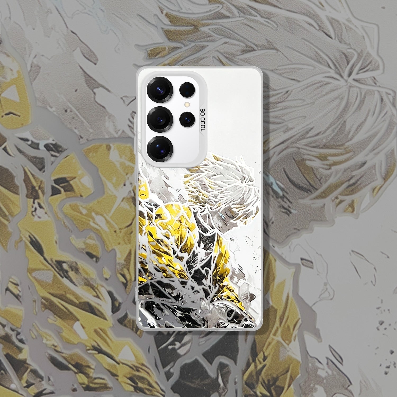 7TH FORM ZENITSU DEMON SLAYER ANIME SAMSUNG CASE