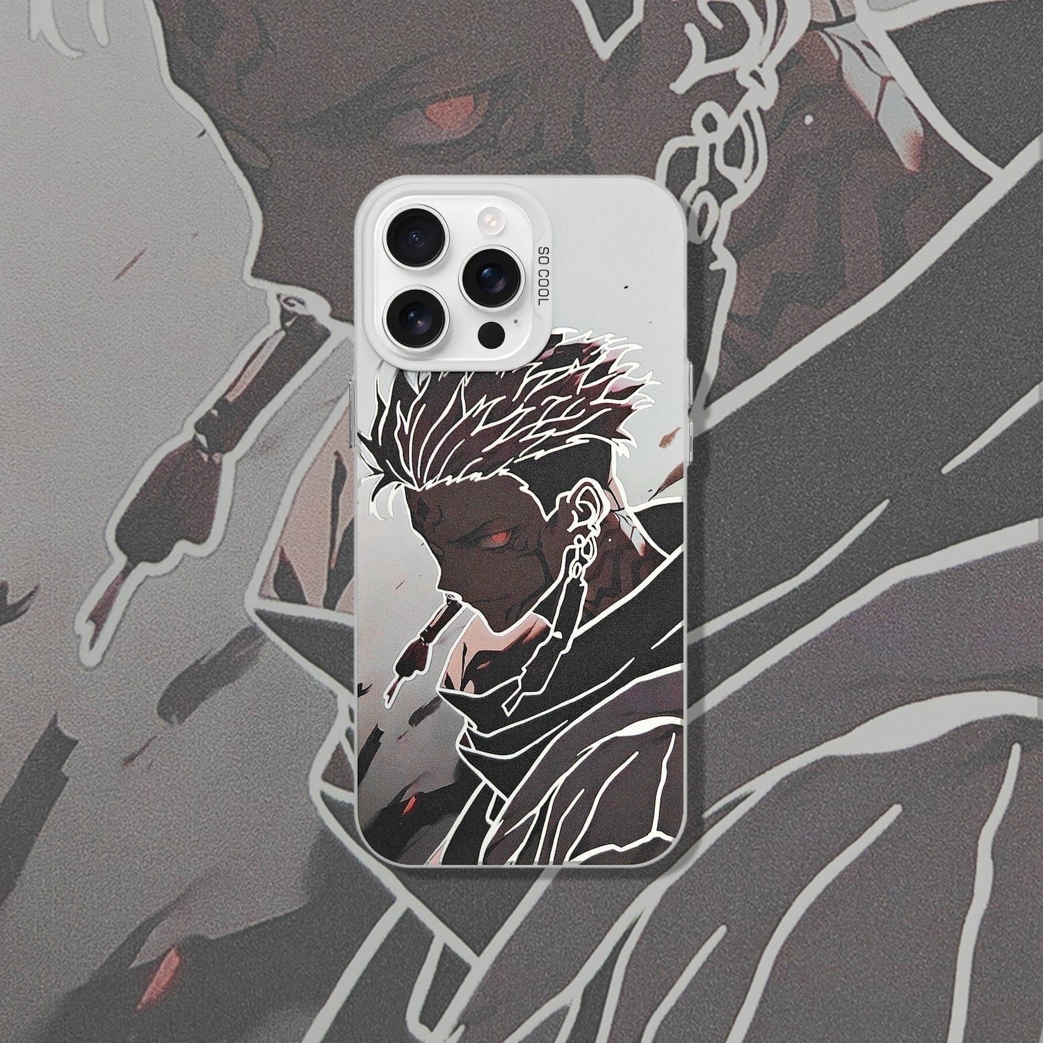 SUKUNA ANIME IPHONE CASE