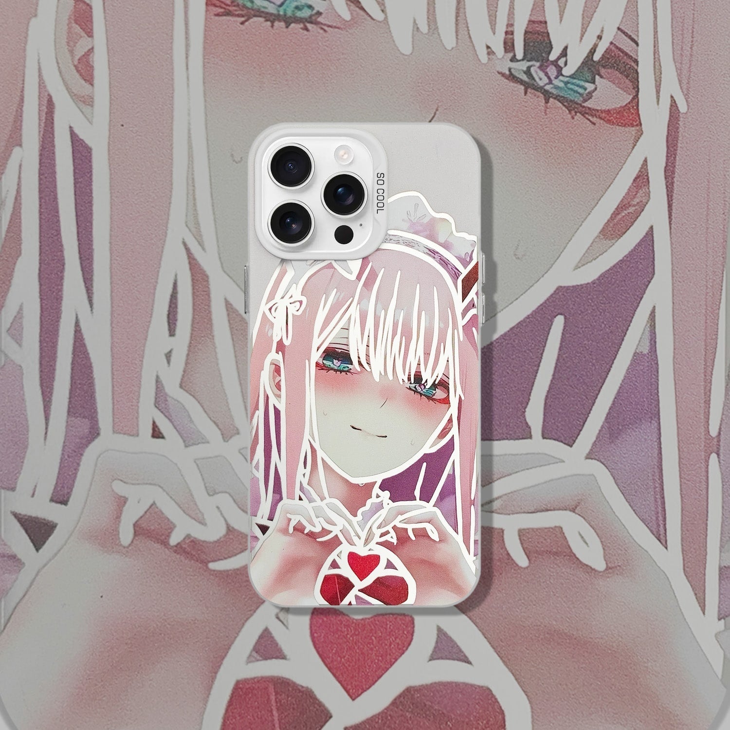 ZEROTWO ANIME IPHONE CASE
