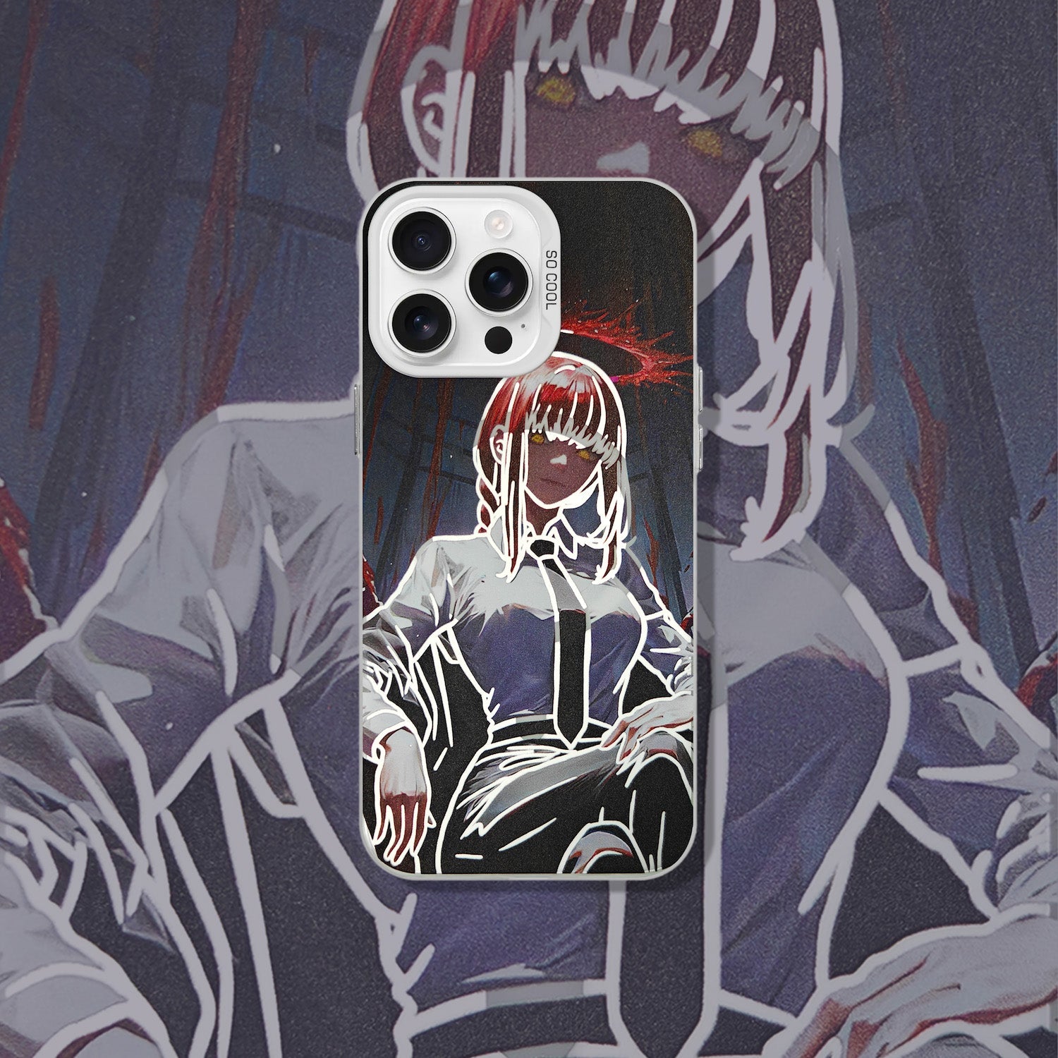 MAKIMA CHAINSAW MAN IPHONE CASE