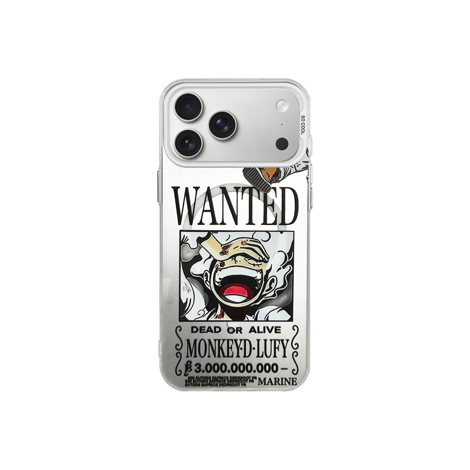 LUFFY GEAR 5 WANTED IPHONE CASE
