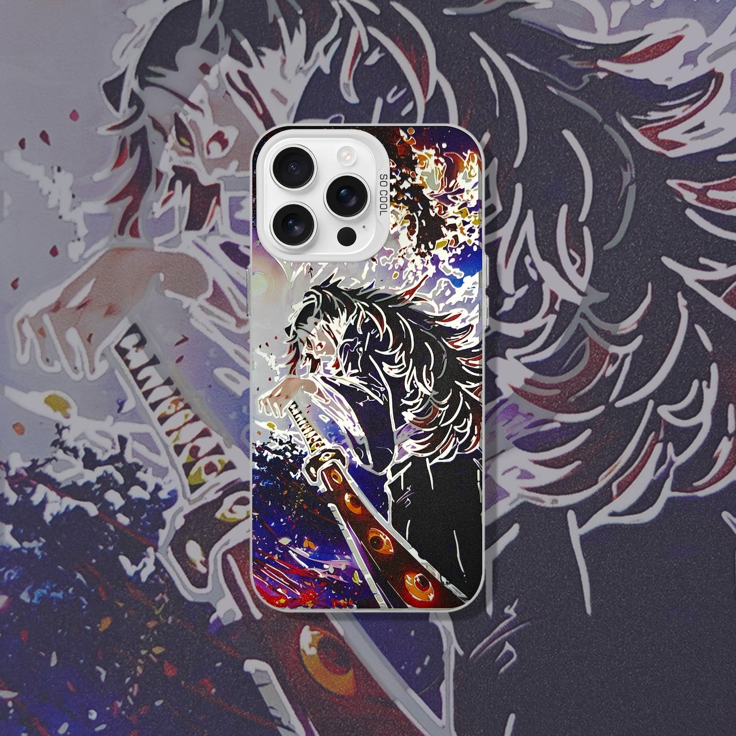 KOKUSHIBO DEMON SLAYER IPHONE CASE