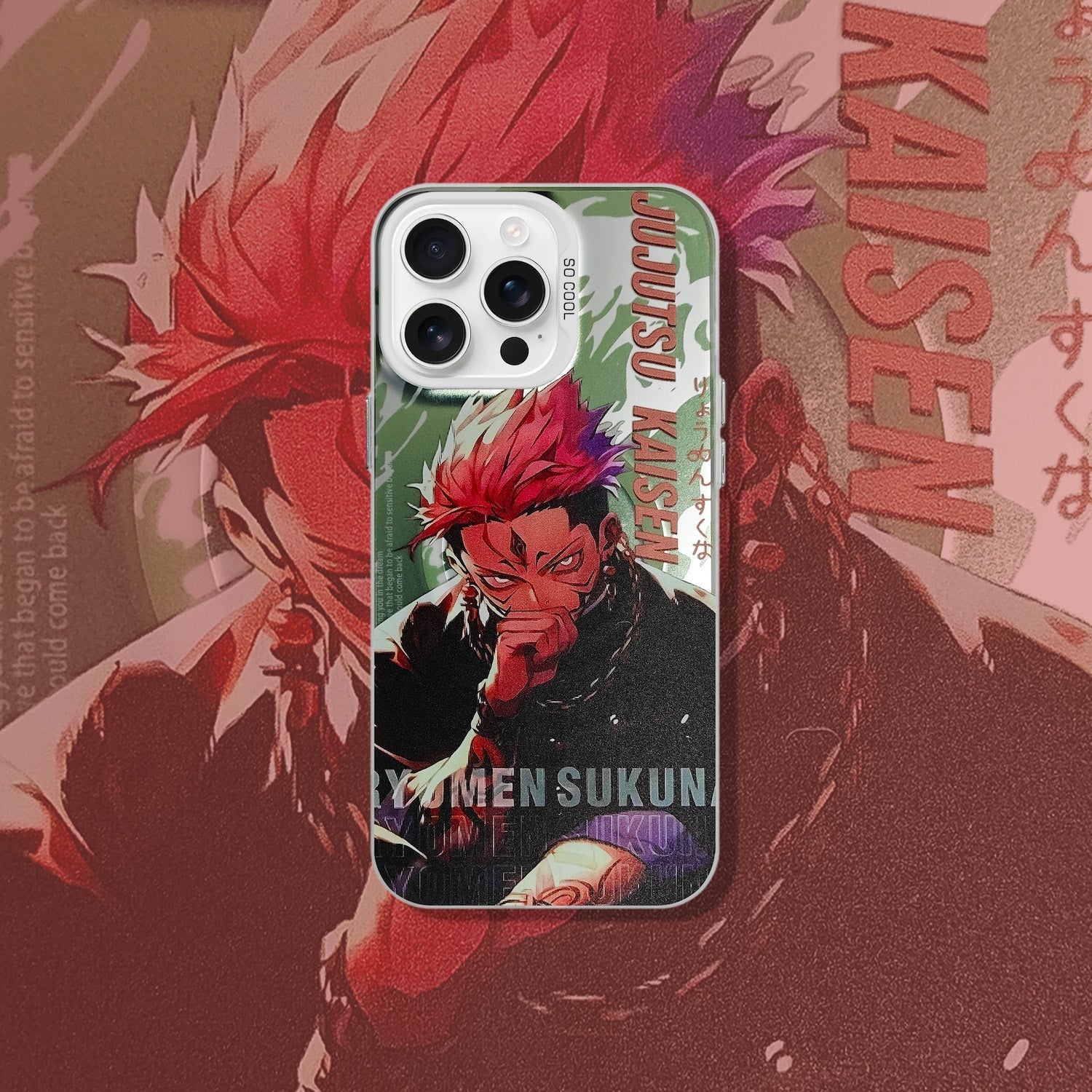 SUKUNA JUJUTSU KAISEN IPHONE CASE