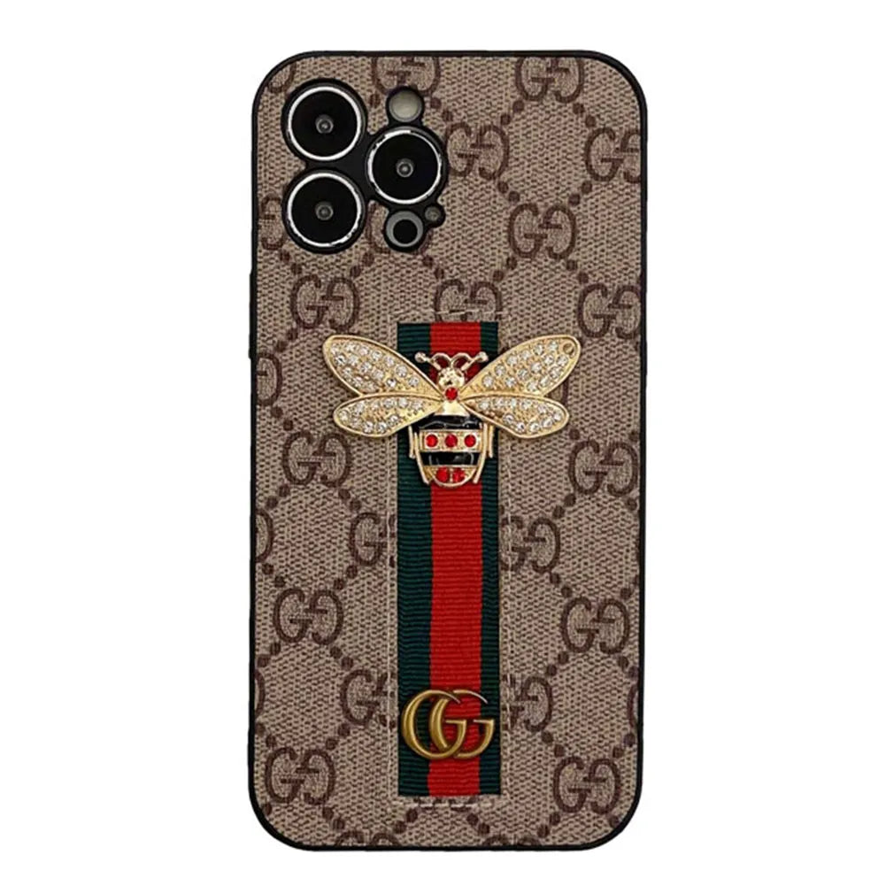GG Classic Leather iPhone Case