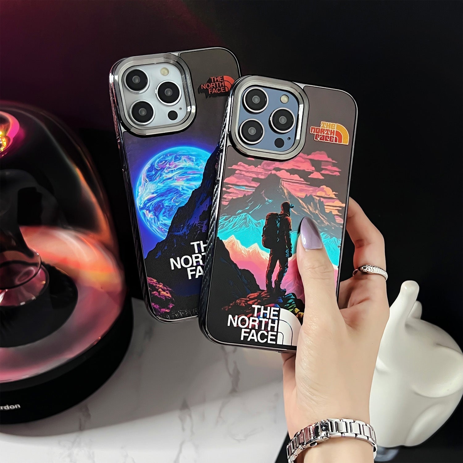 TF Cyberpunk Snow Mountain iPhone Case