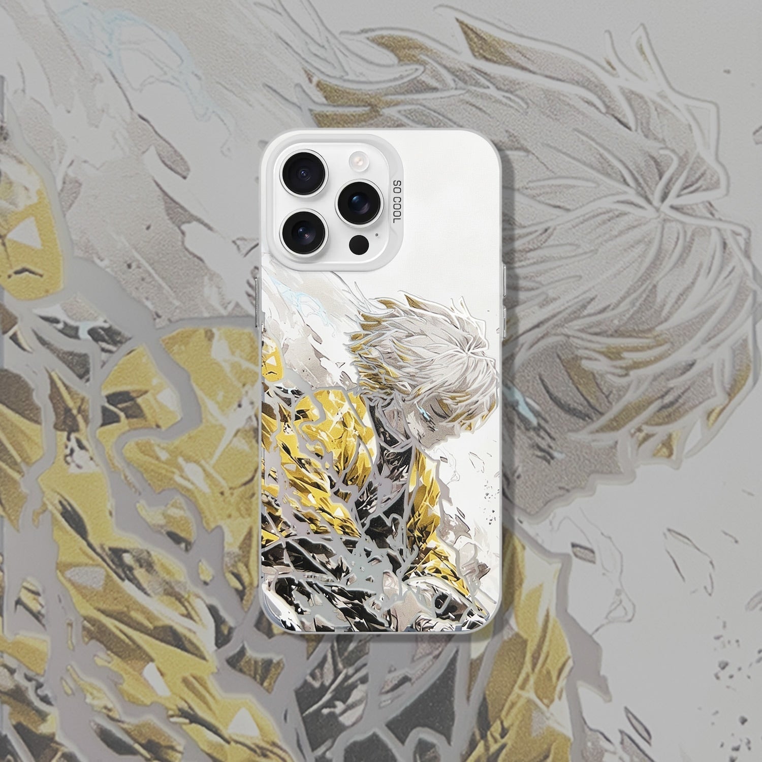 7TH FORM ZENITSU DEMON SLAYER ANIME IPHONE CASE