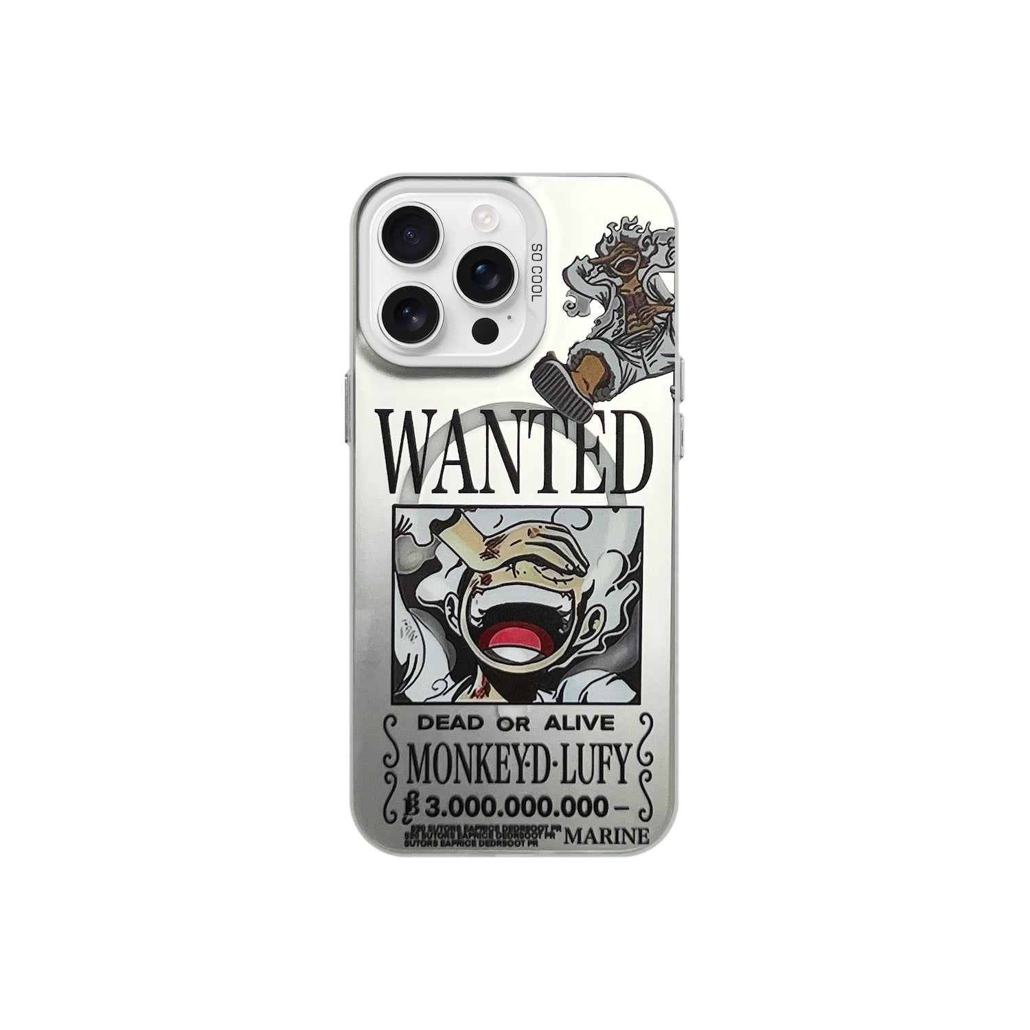 LUFFY GEAR 5 WANTED IPHONE CASE