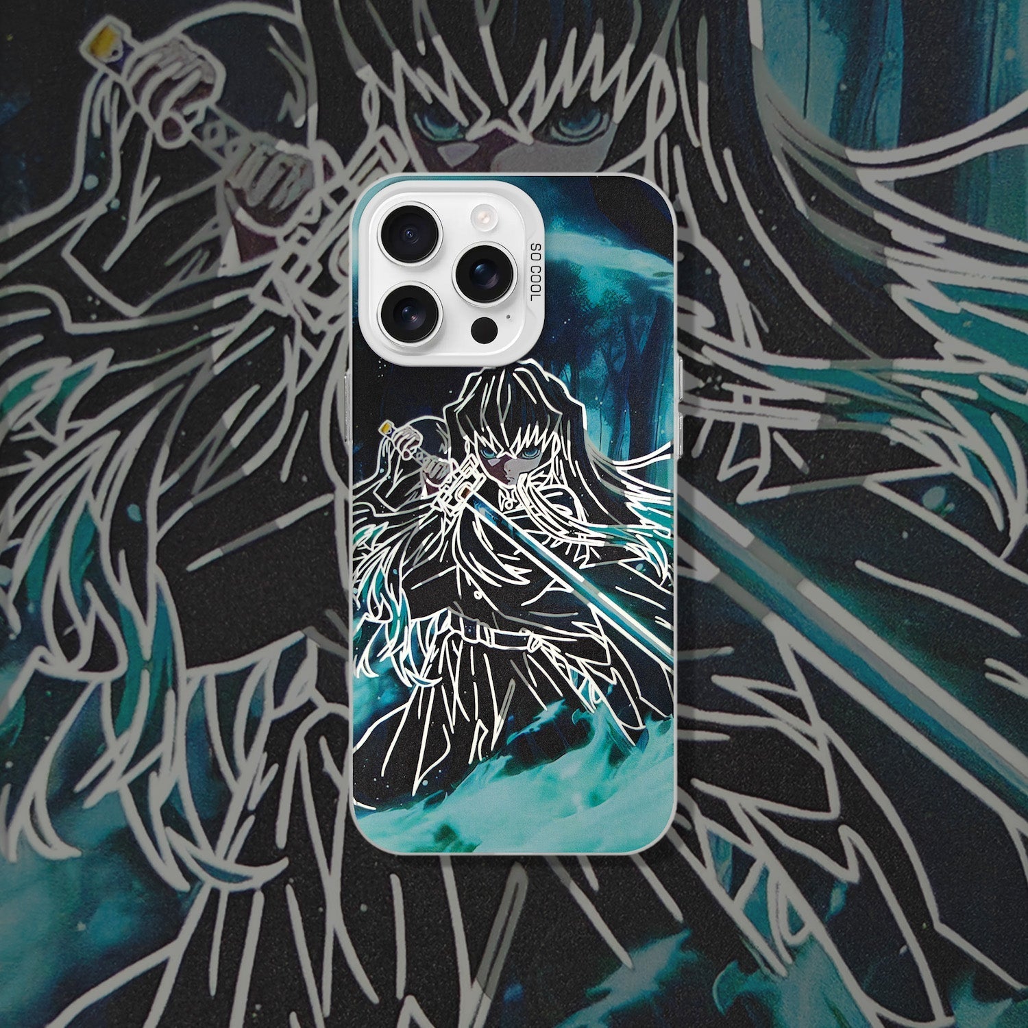 MUICHIRO TOKITO DEMON SLAYER IPHONE CASE