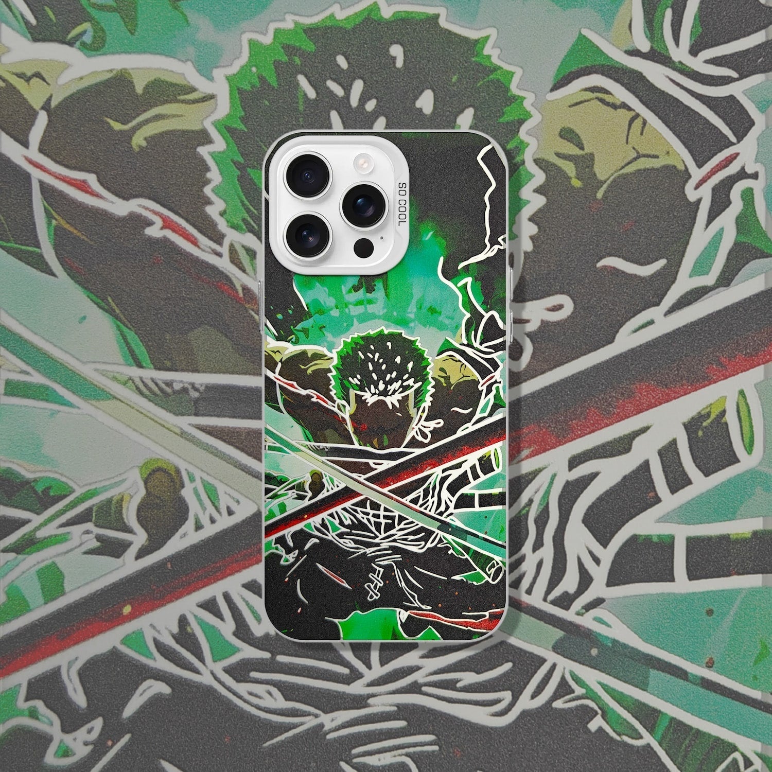 ZORO ONE PIECE ANIME IPHONE CASE