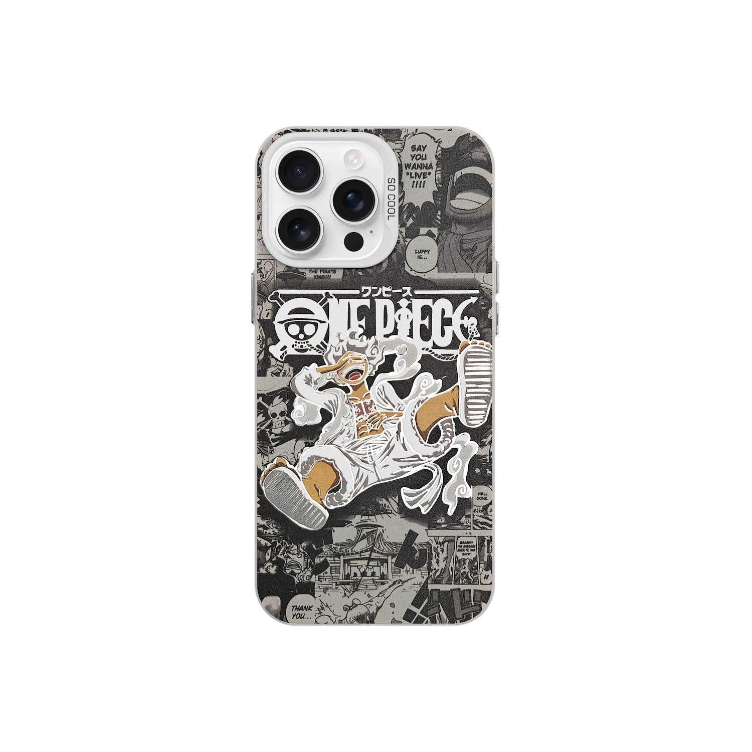 LUFFY ONE PIECE MANGA GEAR 5 ANIME IPHONE CASE