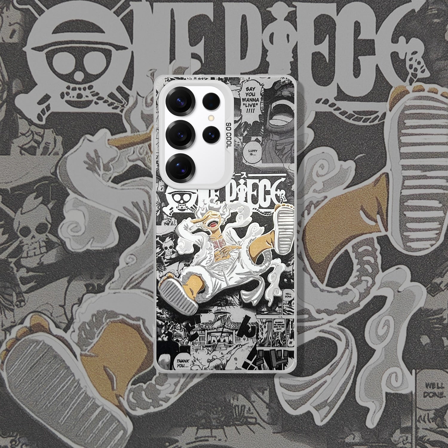 LUFFY ONE PIECE MANGA GEAR 5 ANIME SAMSUNG CASE